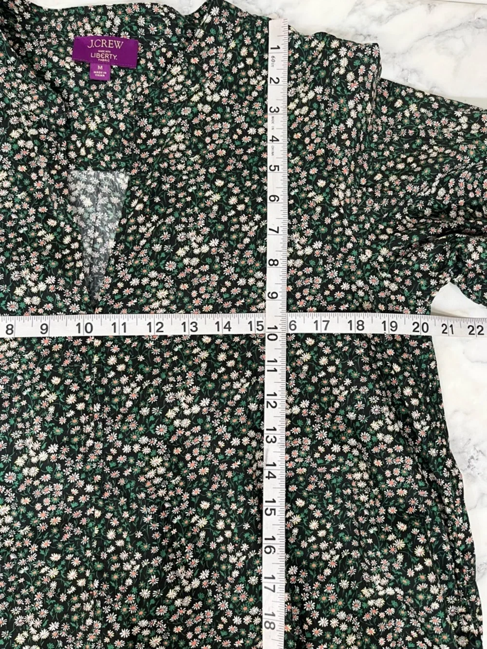 J. Crew Delilah Mini Dress In Liberty Marguerite Fabric Floral Size Medium